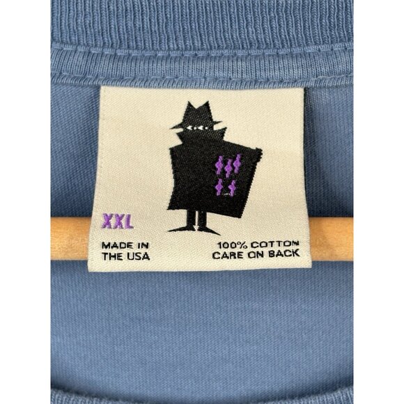 Real Bad Man Men Organic Cotton Short Sleeve Pullover Blue Classic Watch Tee 2XL - Picture 4 of 14